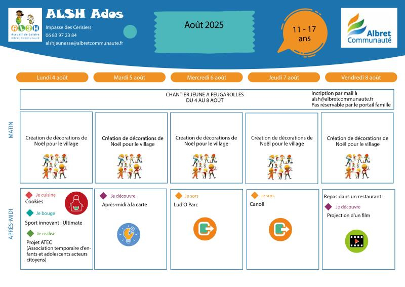 ALSH ADOS programme 4 au 8 aout 20250801 IMAGE