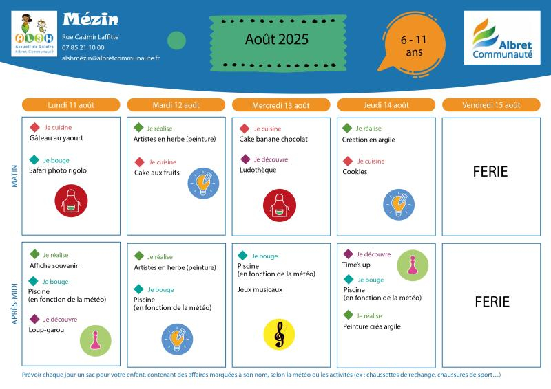 ALSH MEZIN 6 11 ans programme 11 au 15 aout 20250801 IMAGE