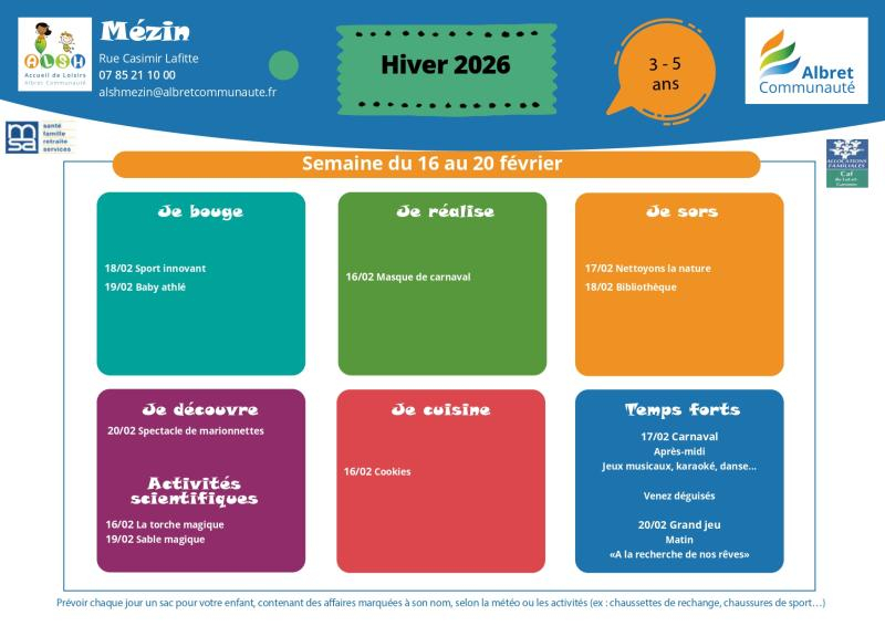 ALSH MEZIN programme 3 5 ans 16 20 fevrier vacances hiver 20260107 IMAGE