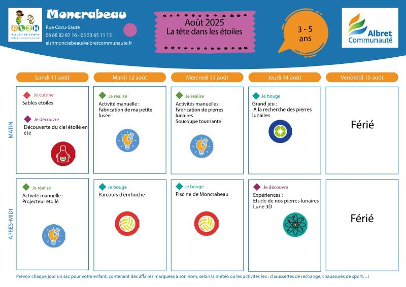 ALSH MONCRABEAU 3 5 ans programme 11 au 15 aout 20250801 IMAGE