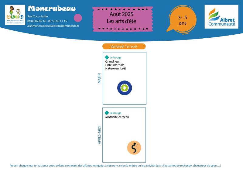 ALSH MONCRABEAU 3 5 ans programme 1 aout 20250801 IMAGE