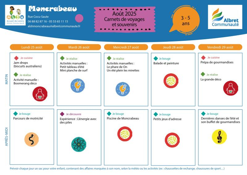 ALSH MONCRABEAU 3 5 ans programme 25 au 29 aout 20250801 IMAGE