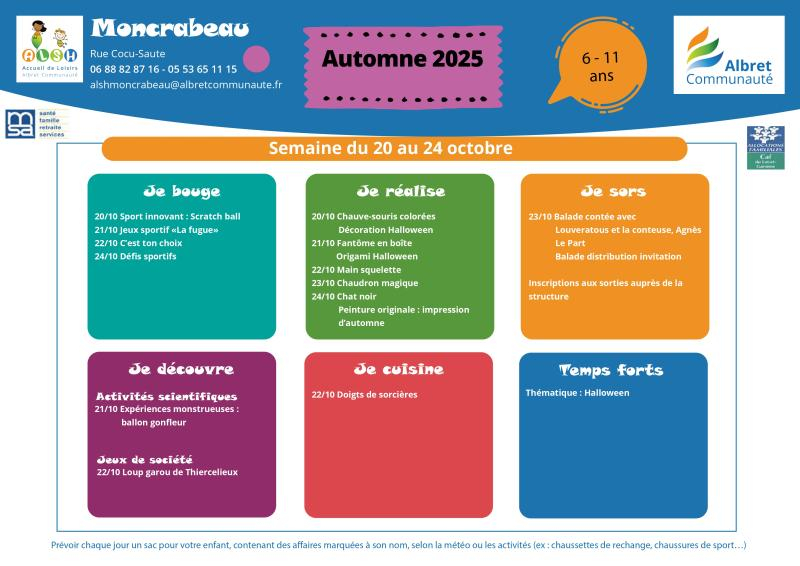 ALSH MONCRABEAU prog 6 11 ans 20 24 oct 20251020 IMAGE