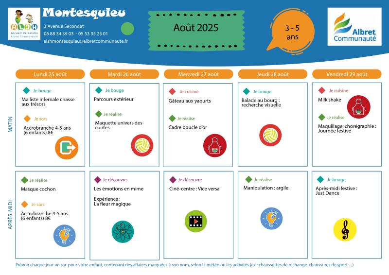 ALSH MONTESQUIEU 3 5 ans programme 25 au 29 aout 20250801 IMAGE