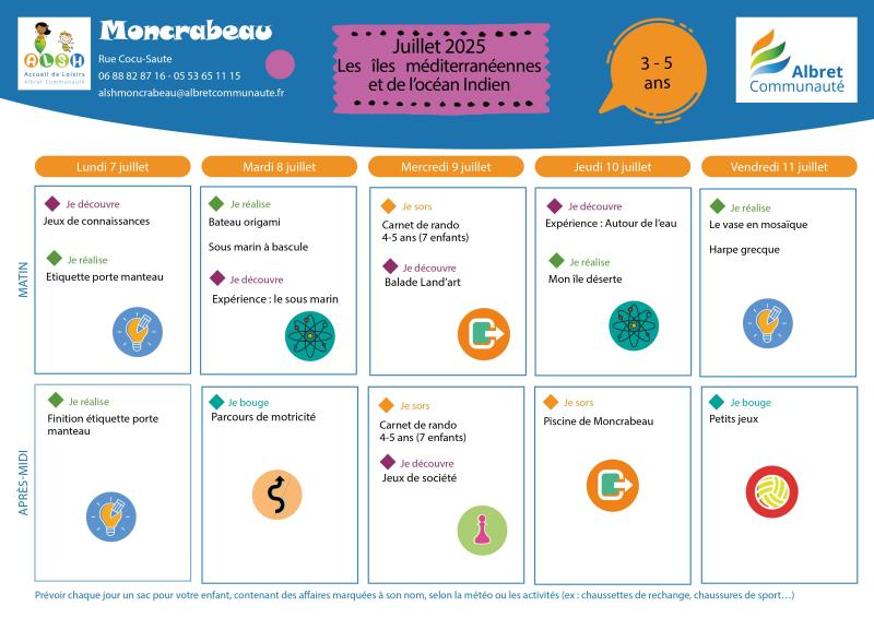Progra Juillet 2025 ALSH Moncrabeau du 8 au 19 juillet page 0001