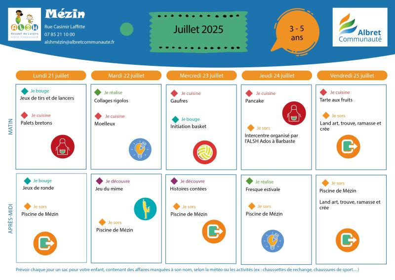 Progra Juillet 2025 ALSH Mézin du 21 au 31 juillet page 0001