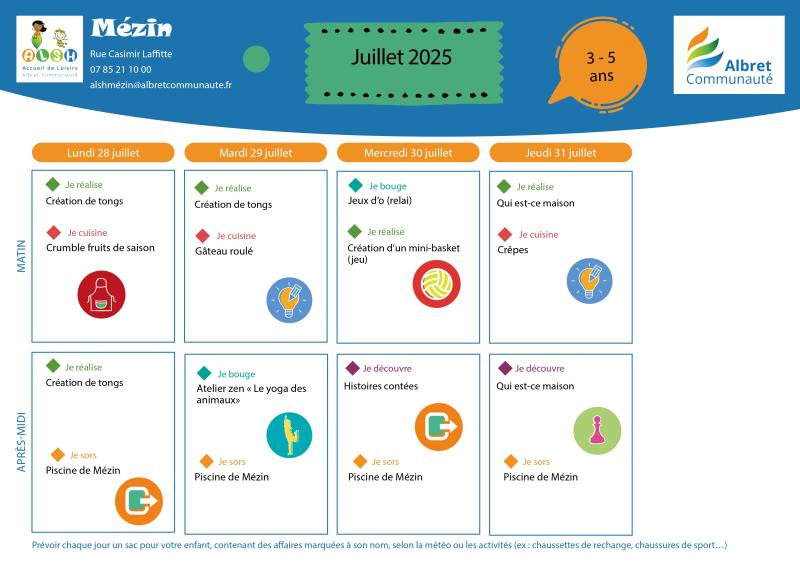 Progra Juillet 2025 ALSH Mézin du 21 au 31 juillet page 0003
