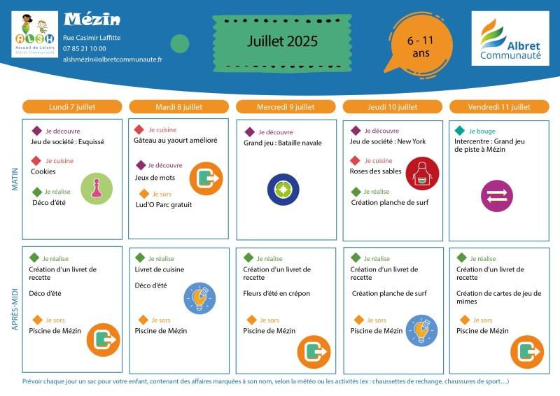Progra Juillet 2025 ALSH Mézin du 7 au 18 juillet page 0002