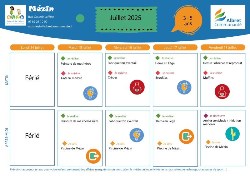 Progra Juillet 2025 ALSH Mézin du 7 au 18 juillet page 0003