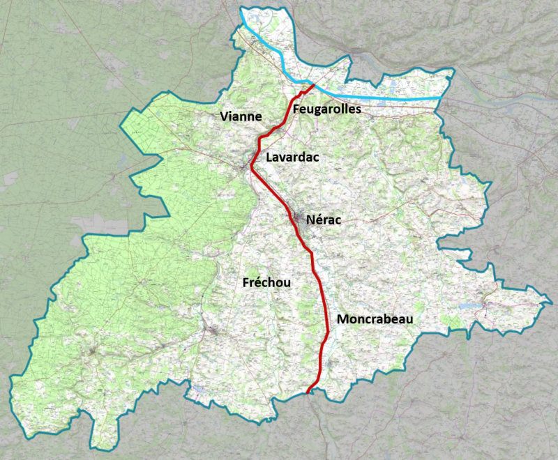 Voie verte carte