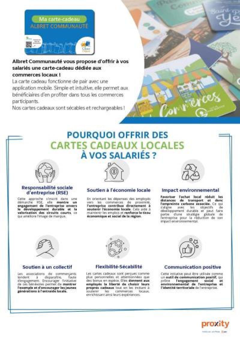 Flyer information entreprise Albret page 0001