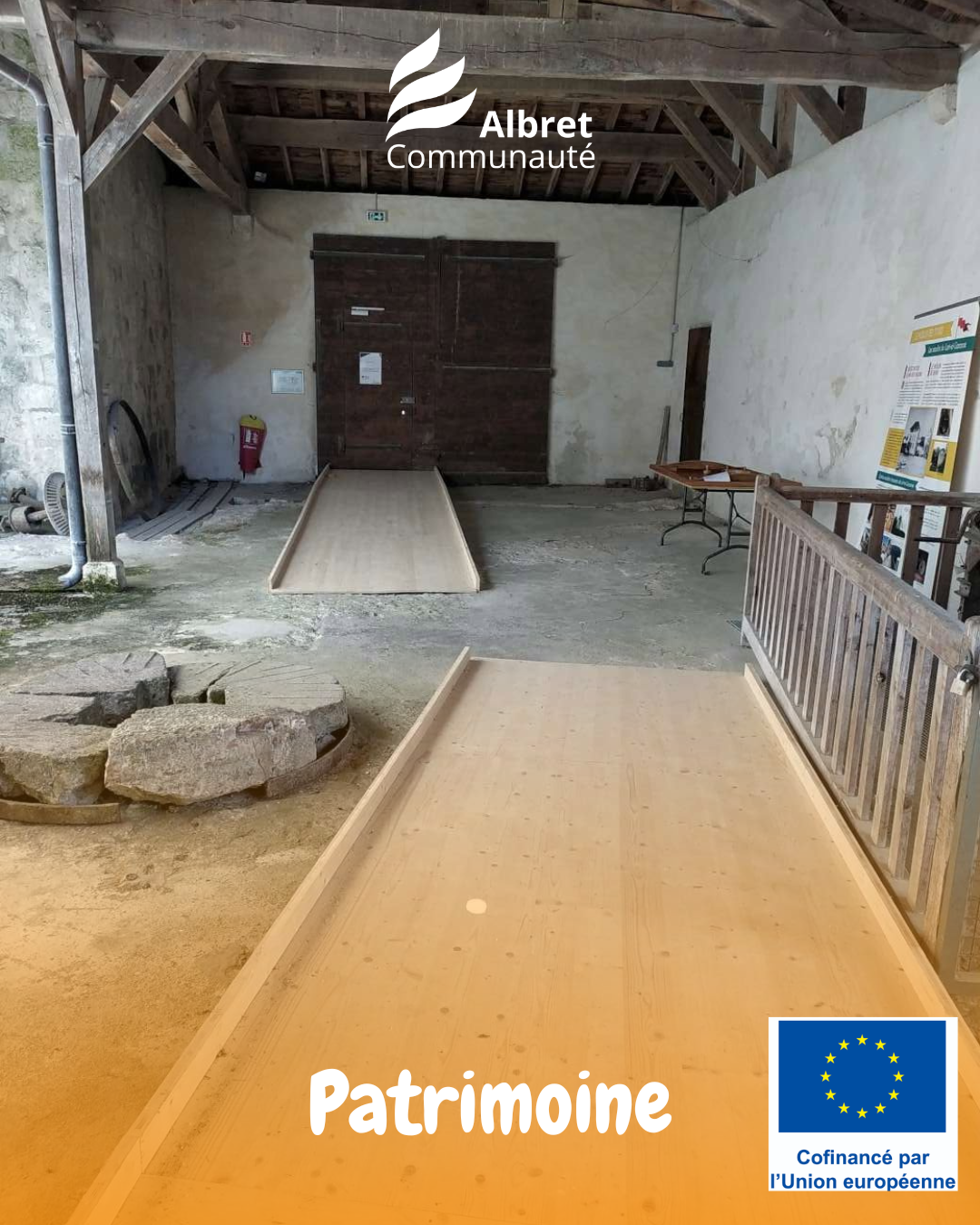 Renforcement de l'accessibilité et de la sécurité du Moulin des Tours